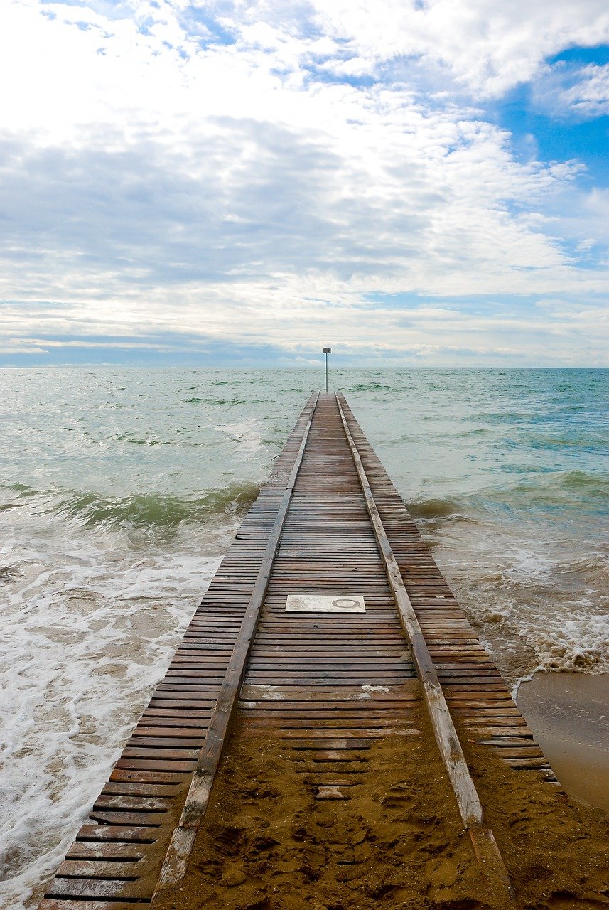 1:1 online Recovery forløb 3 | MentalRo.Nu breakwater, wooden, in the sea